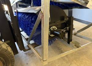 lot 8223 image: Unused JCT 84in Skid Steer Angle Broom