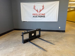 lot 8206 image: Unused JCT Skid Steer Bale Spear