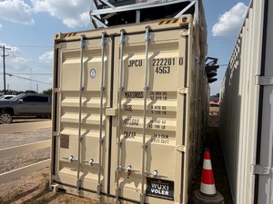 lot 8153 image: First Use 40ft High Cube Multi-Door Container (JPCU2222010) 4 sets of doors on the side and 1 set on the rear