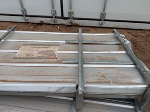 lot 8046 image: Unused KJ Metal Corrugated Steel Panels Lot of 100 (K0311)