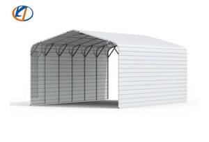 lot 8011 image: Unused KJ Metal 30x20ft Metal Garage (K3020)