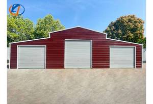 lot 8049 image: Unused KJ Metal 42x30ft Storage Shed (K4230G)
