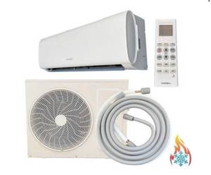 lot 8538 image: Unused Confortotal 12,000 BTU Mini Split Heat Pump Air Conditioner 115V (N121-D3) - One Unit Only - Head and Base Unit