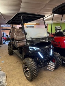 lot 8435 image: Unused CAPTOK Off-Road Golf Cart (CK-GC42S) 6 Seater - Black in Color