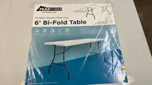 lot 2002 image: Peakform 6 Bi-Fold Table 28 lb