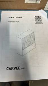 Garvee Wall Cabinet Model PHK_36VJQEUQ Oak 1 PC
