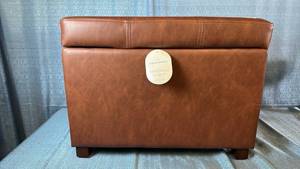 lot 2038 image: Essex by Threshold Storage Ottoman 24 in L x 17 in W x 18 in H