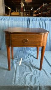 Nephi One Drawer Accent Table Walnut Brown Wood Veneer - Threshold designed with Studio McGee; Fully Assembled