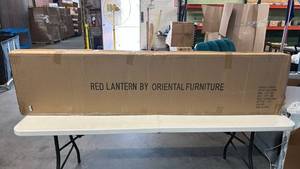 lot 8005 image: Oriental Furniture Red Lantern PC05594 184cm