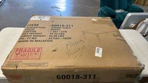 lot 8012 image: Dining Table Model 60018-311 White