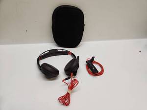 lot 19 image: Plantronics Gaming Headset with Microphone Red and Black Headphones