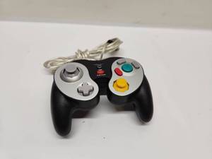 lot 33 image: GameCube Controller with Turbo Feature StartPause Black White