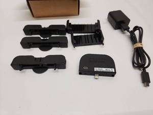 lot 48 image: Magtek Phone Mount Holder Clip Set with USB Charger