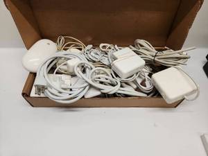 lot 51 image: Lot of Apple Mac Power Adapters Cords and Accessories
