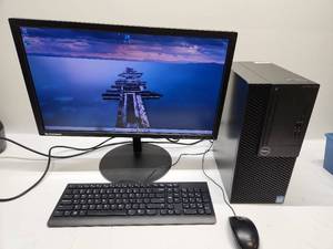 lot 54 image: Dell OptiPlex 3060 Desktop Computer Intel Core i5-8500 8GB RAM 238GB Storage