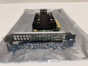 lot 57 image: PCIe SASSATA RAID Controller Card Full-Height Bracket Dual Mini-SAS Connectors