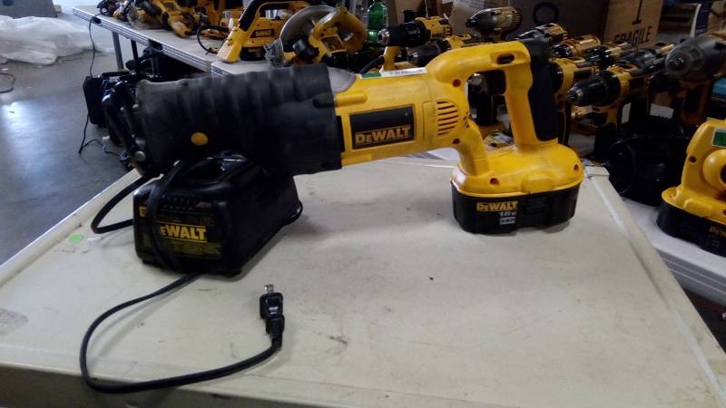 lot 6406 image: DEWALT XRP 18-volt Variable Speed Cordless Reciprocating Saw