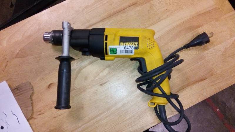 lot 6478 image: DEWALT 12-in Corded Hammer Drill