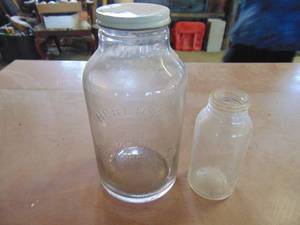 lot 3013 image: Horlick Malted Milk Jars