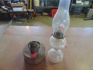 lot 3014 image: Oil Lamp and Oil Lamp Tank
