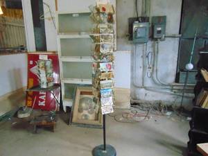 lot 3038 image: Selection of Vintage Postcards -With Large rack - 6 foot tall or so