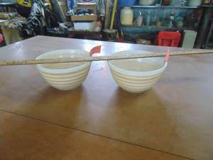 Pair of Pyrex Bowls
