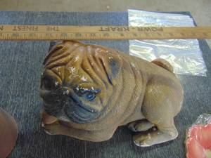 lot 3066 image: Resin Bull Dog
