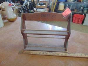 lot 3082 image: Wooden Spice Rack