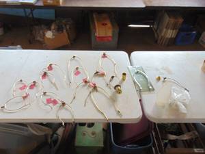 lot 3087 image: Large Selection of Lamp Parts