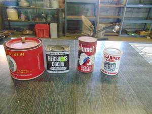 lot 3094 image: Vintage Tins - Cans