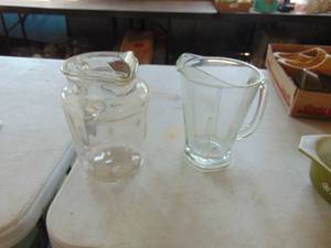 lot 3104 image: Pair of Pitchers - one with small chip