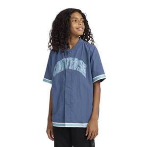 lot 12362 image: Converse� Boys Logo Basketball Warm-Up Jacket - Blue M - Retail $25
