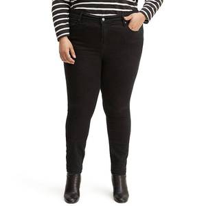 lot 12380 image: Levis� Womens Plus Size 721 High-Rise Skinny Jeans - Black Peony 22 - Retail $70