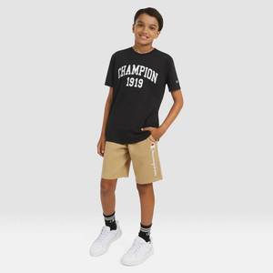 lot 18065 image: Champion Boys Oversized Graphic T-Shirt - Black XL - Retail $10