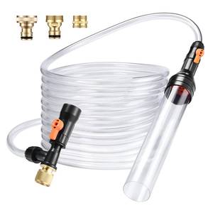 lot 1110 image: enomol Gravel Vacuum for Aquarium Water Changer Fish Tank Cleaning Tools,Siphon Universal Quick Pump Aquarium Water Changing (30ft)