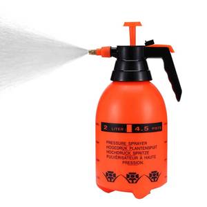 lot 1137 image: JoyTube 1 Pcs Garden Pressure Sprayer, 2-Liter Pump Water Sprayer Bottle Portable One-Hand Grip for General Use Washing Cleaning Orange (FKM Gasket)