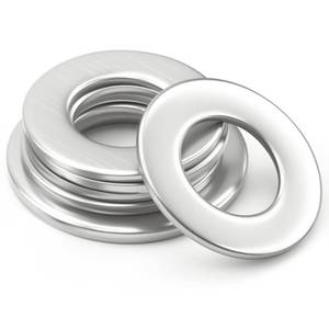 lot 2168 image: A 516 (50 Pack) Stainless Steel Flat Washers, 34 OD, Metal Washers for Screws and Bolts