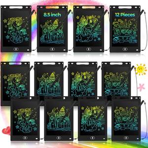 lot 2171 image: Tinlade 12 Pack LCD Writing Tablets for Kids Party Favors Games, 8.5 Inch Educational Learning Bulk Toys Gifts Erasable Doodle Boards Portable Electronic Drawing Pads for Toddlers 4-8 School Birthday