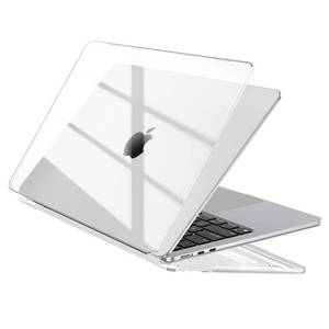 lot 2210 image: EooCoo Case for MacBook Air 15 inch M5 M4 M3 M2 2026-2023, Crystal Clear