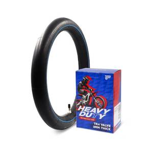 lot 2212 image: 2.502.75-10 (8090-10) Heavy Duty Inner Tube �� 2mm Butyl Rubber, TR4 Straight Valve �� Fits Honda CRF50XR50, Suzuki DRZ70JR50, Yamaha PW50TTR50, Razor MX650, Baja, Coolster