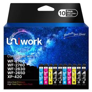 lot 2264 image: Uniwork Remanufactured Replacement for Epson 220XL Ink Cartridge
