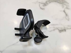 lot 2287 image: WIERSS Golf Cart Phone Holder, Cell Phone Mount for Golf Push Cart, One-Handed, Cases Friendly Golf Phone Caddy for Stroller Treadmill Peloton for All iPhone and Smartphones