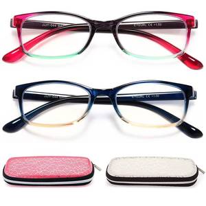 lot 2292 image: EYEURL Reading Glasses for Women, 2 Pack Blue Light Blocking Readers Lightweight Filter UV RayGlare Anti Eyestrain 1.75