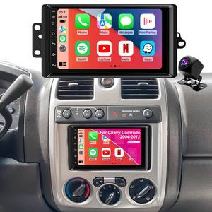 lot 3133 image: 5GWiFi Radio for Chevrolet Colorado 2004-2012, Chevy Express 2001-2007, Impala 2000-2005, GMC Savana 2002-2008, Canyon 2004-2012,7 Inch Touchscreen Car Stereo CarPlay Android Auto GPS Camera FM BT SWC