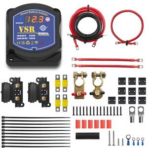 lot 3136 image: UCkasayfy Dual Battery Isolator Kit 12V 140amp, Voltage Sensitive Relay VSR, Smart Battry Isolator Compatible with UTV Marine car RV Boat Truck Trailer ATV Camper Moto, Not Fit for Lithium Batteries