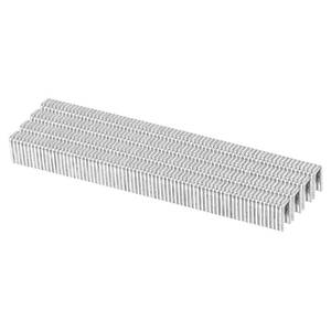 lot 4067 image: uxcell 18 Gauge Narrow Crown Staples 14 x38, 1000Pcs Galvanized Steel for Pneumatic, Electric Stapler, White