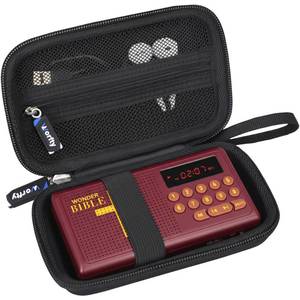 lot 4085 image: Case for Wonder Bible KJVNIV, Carry Bag Compatible with Wonder BibleDaily Meditation Audio Bible Player (Box Only)