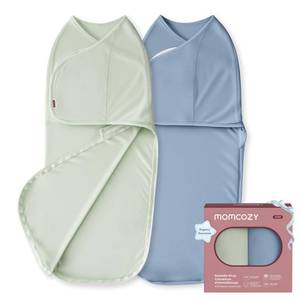 lot 6119 image: Momcozy Swaddles for Newborns, Quiet Fastener Swaddle for Infant 0-3 Months