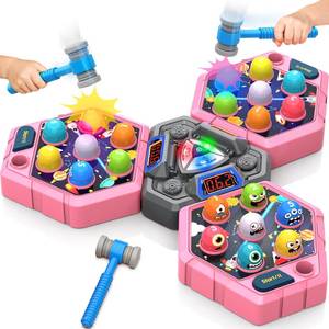 lot 7150 image: ANNKIE Whack Game Mole,Toys for Age 3-8,Gifts for 3-12 Year Old Girls Boys