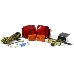 lot 7154 image: Grote 65370-5 Trailer Lighting Kit (with Clearance Marker), Black